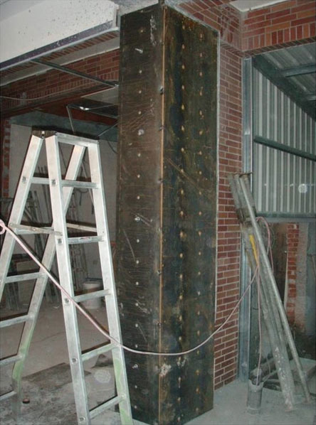 台北房屋補強鋼板包覆